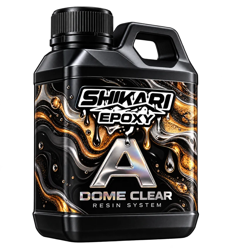 Эпоксидная смола SHIKARI DOME CLEAR — объёмные наклейки